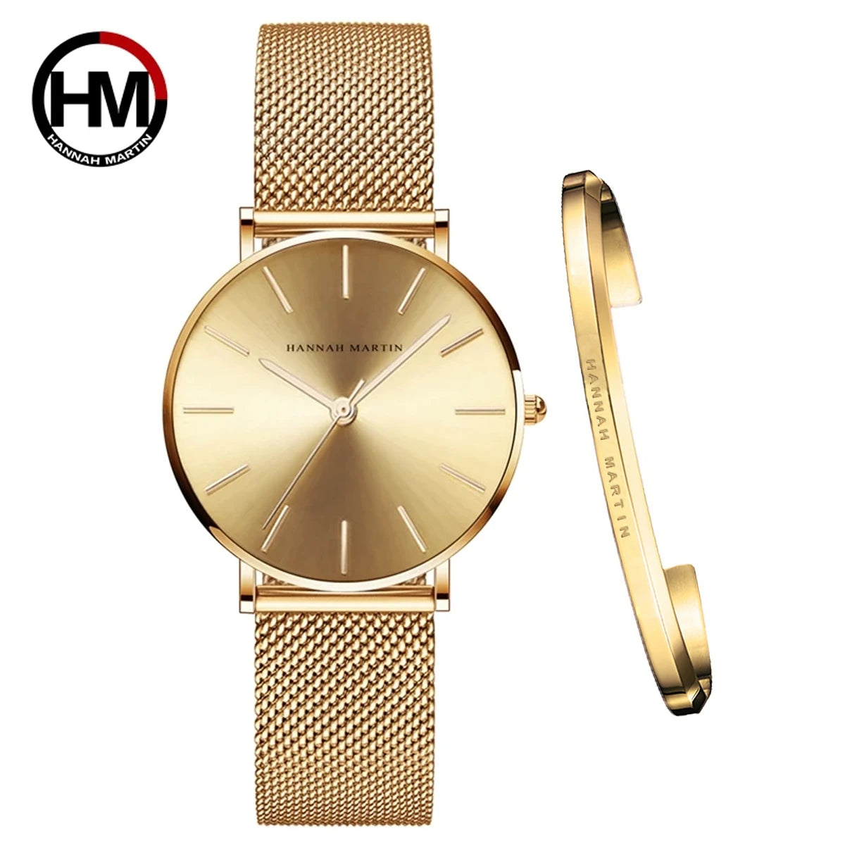 Coffret Élégance 36 — Montre Femme Maille Milanaise