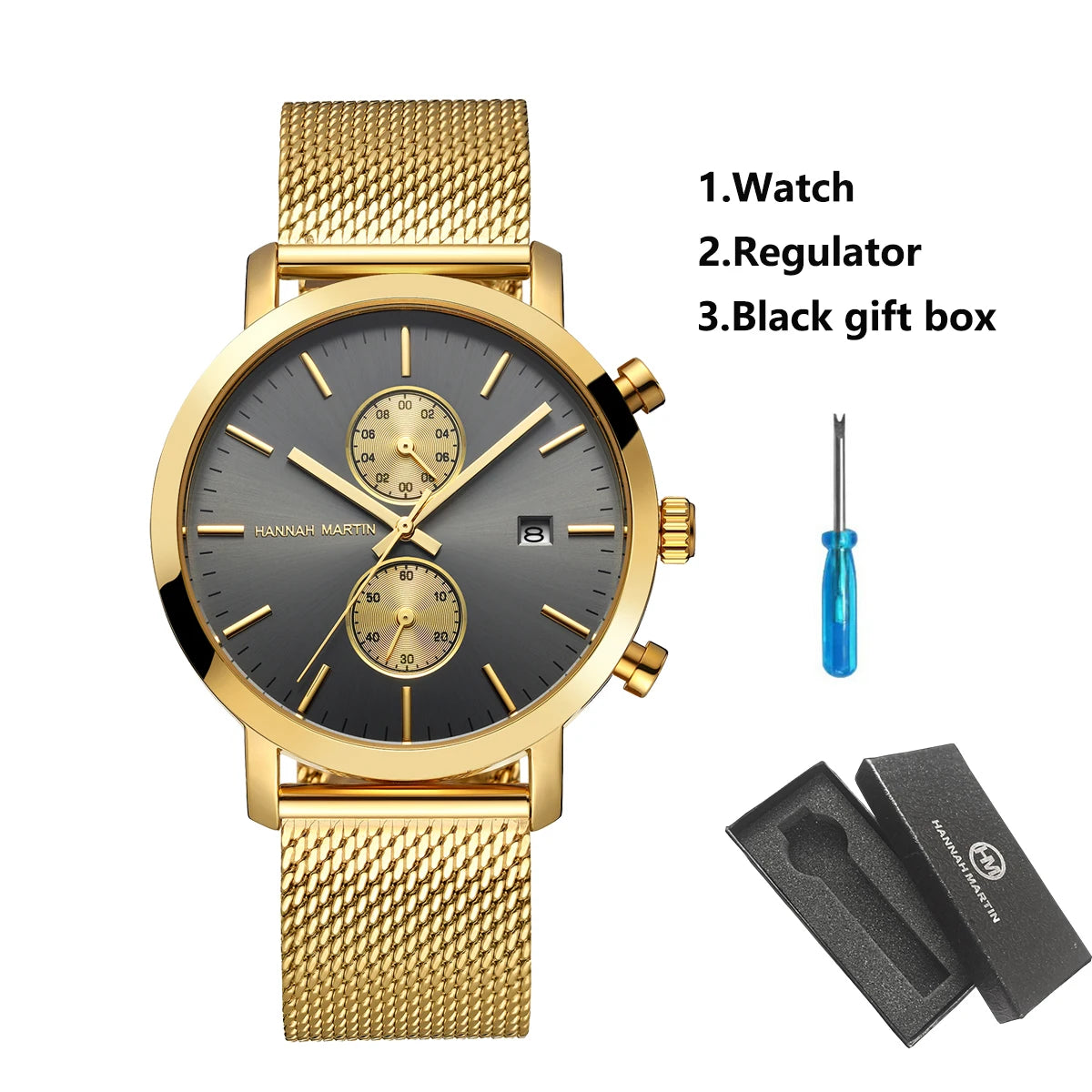 Horizon 44 — Montre Homme Multifonction Acier