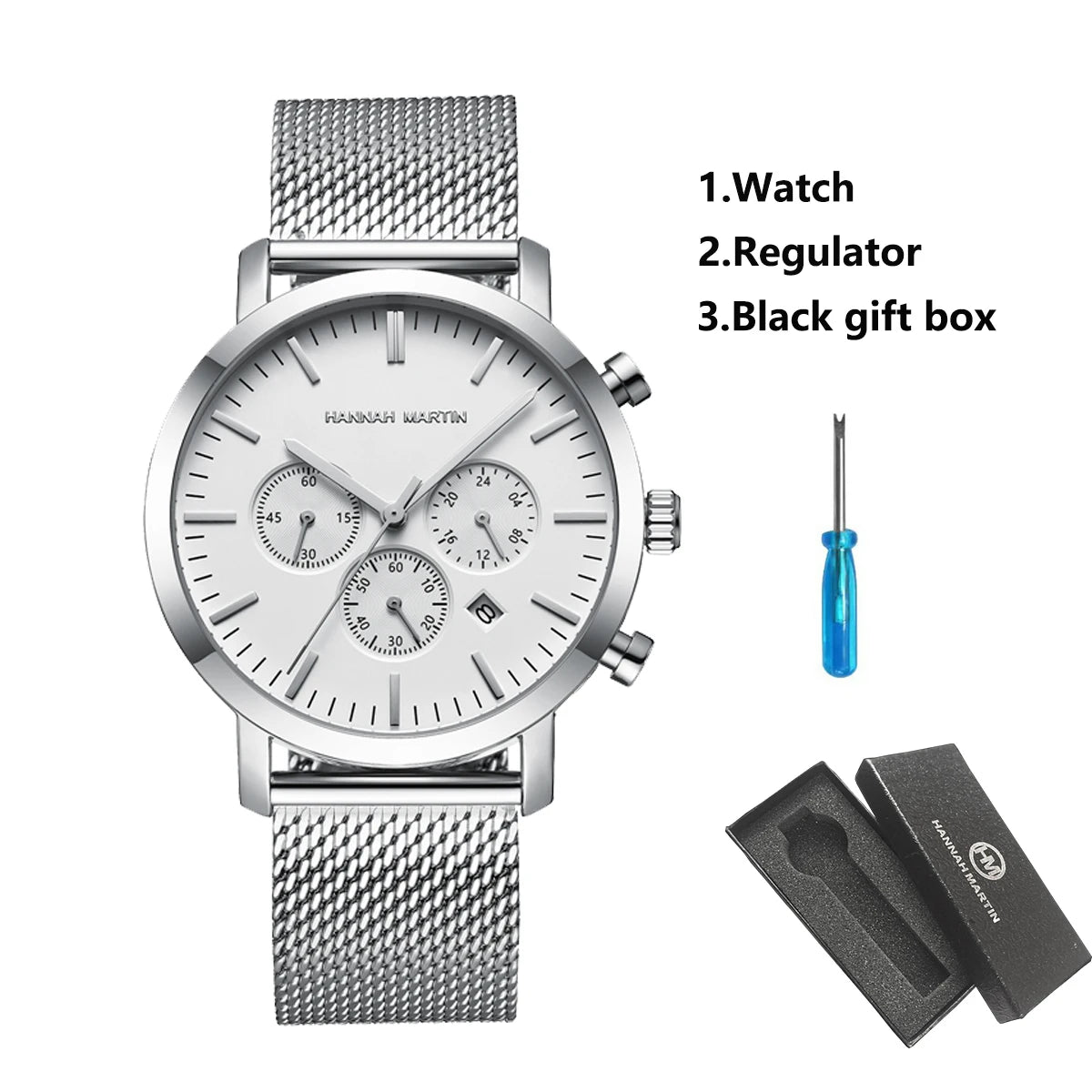 Horizon 44 — Montre Homme Multifonction Acier