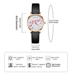 Fleur de Prunier — Montre Femme Or Rose