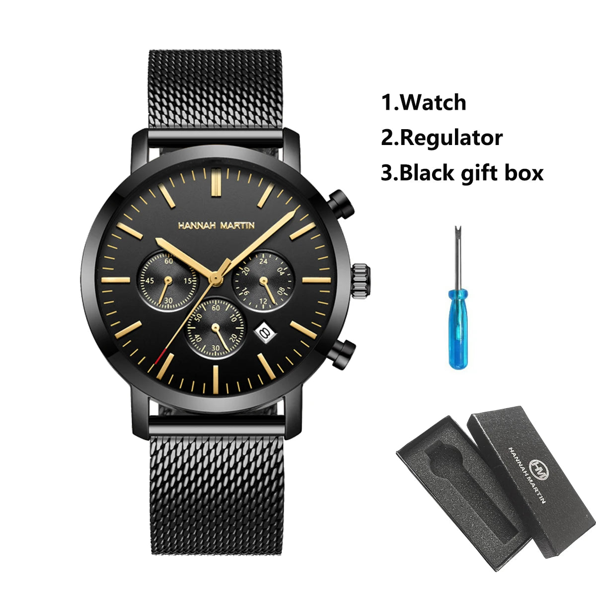 Horizon 44 — Montre Homme Multifonction Acier
