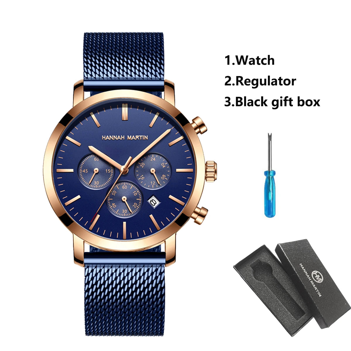 Horizon 44 — Montre Homme Multifonction Acier