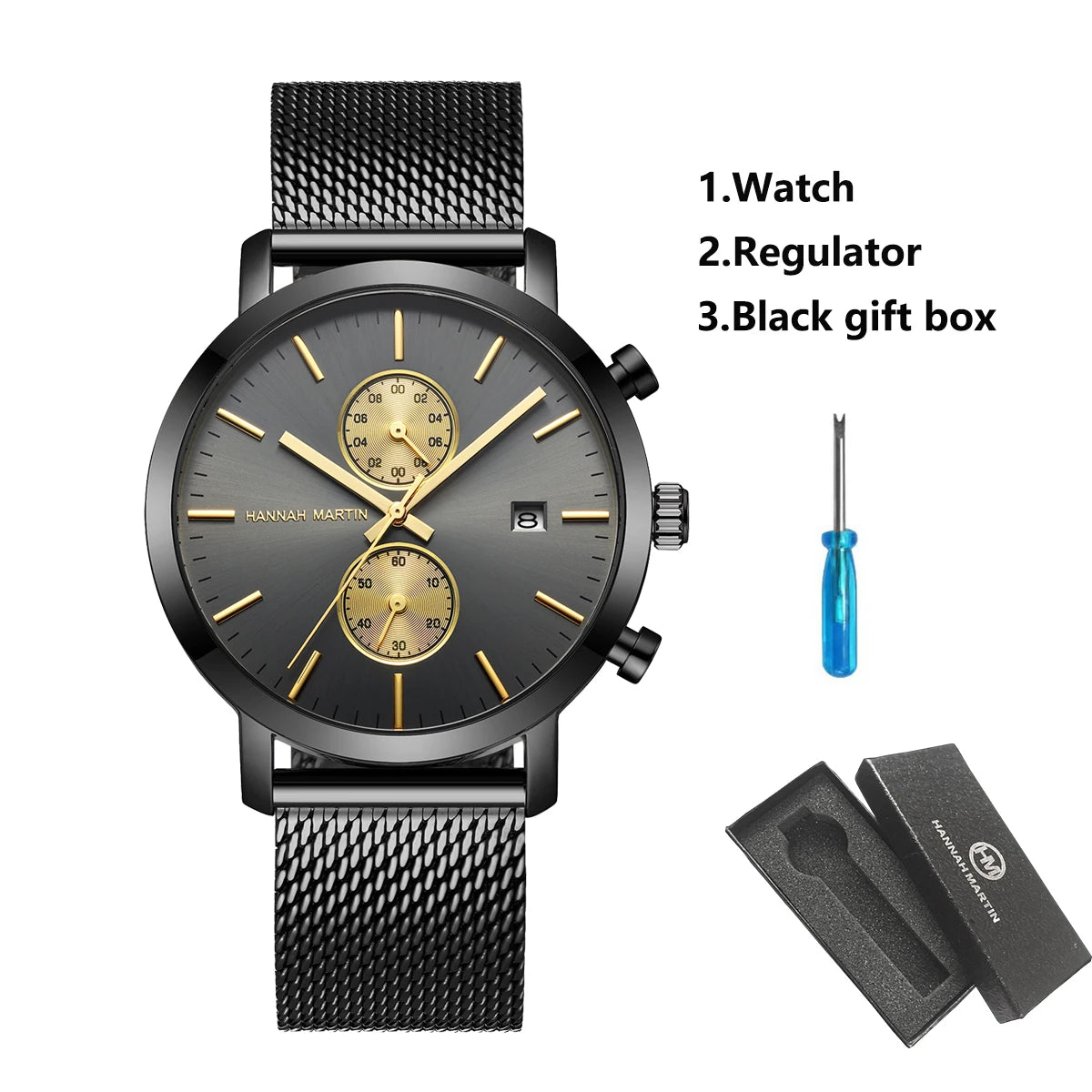 Horizon 44 — Montre Homme Multifonction Acier