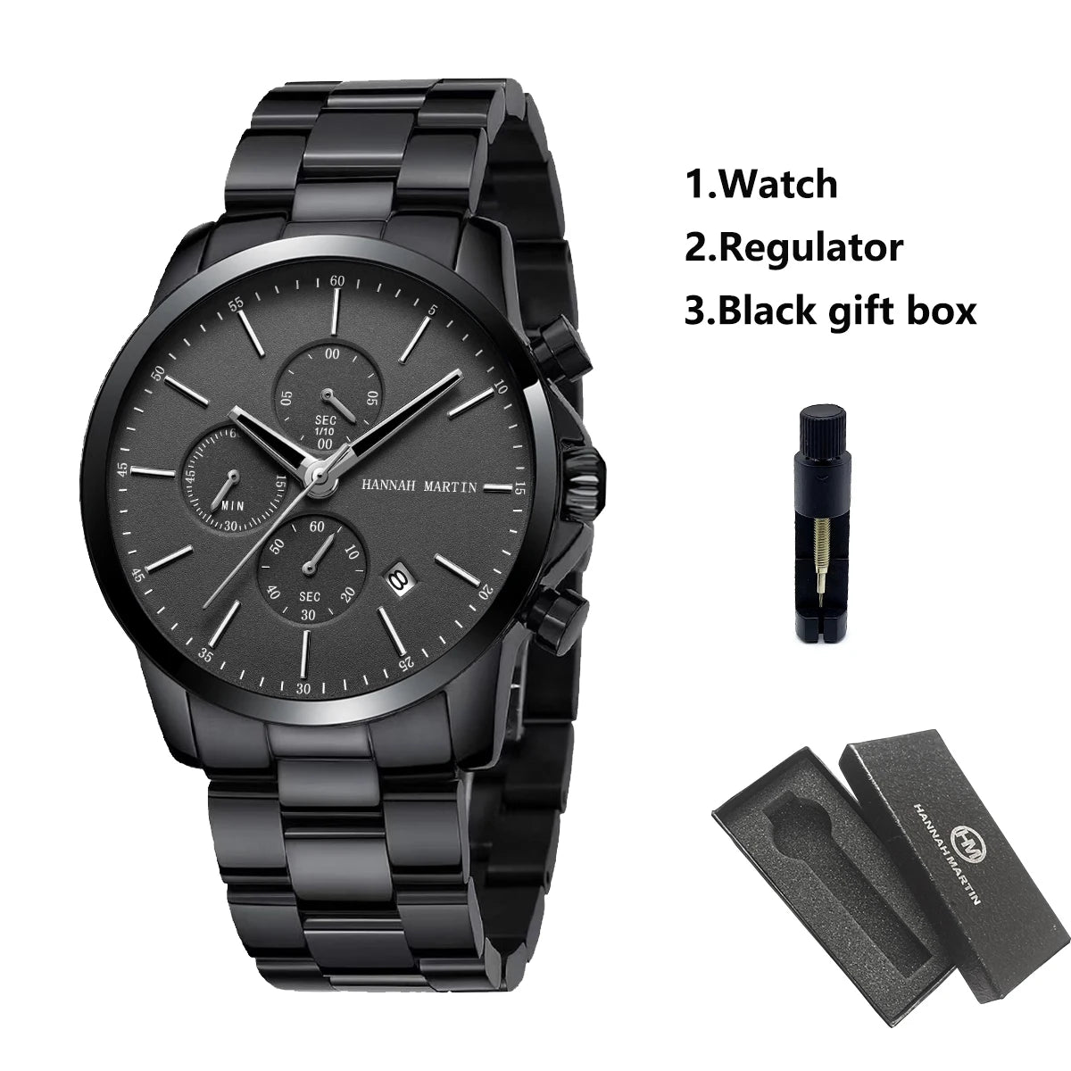 Horizon 44 — Montre Homme Multifonction Acier