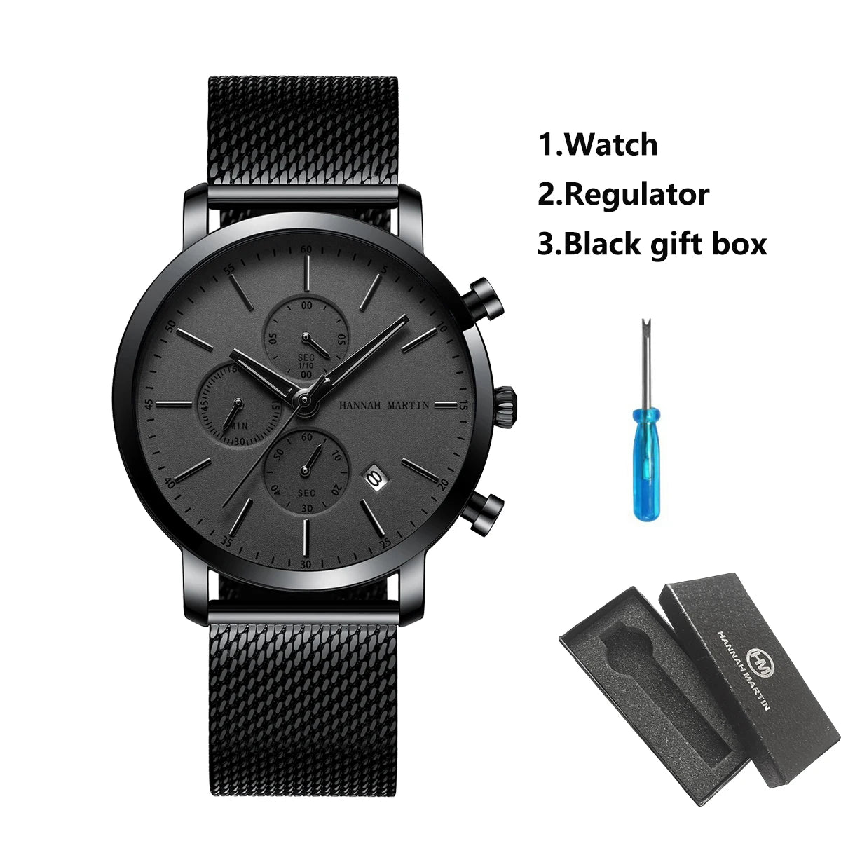 Horizon 44 — Montre Homme Multifonction Acier
