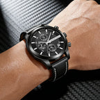 Aventure — Montre Homme Cuir Multifonction