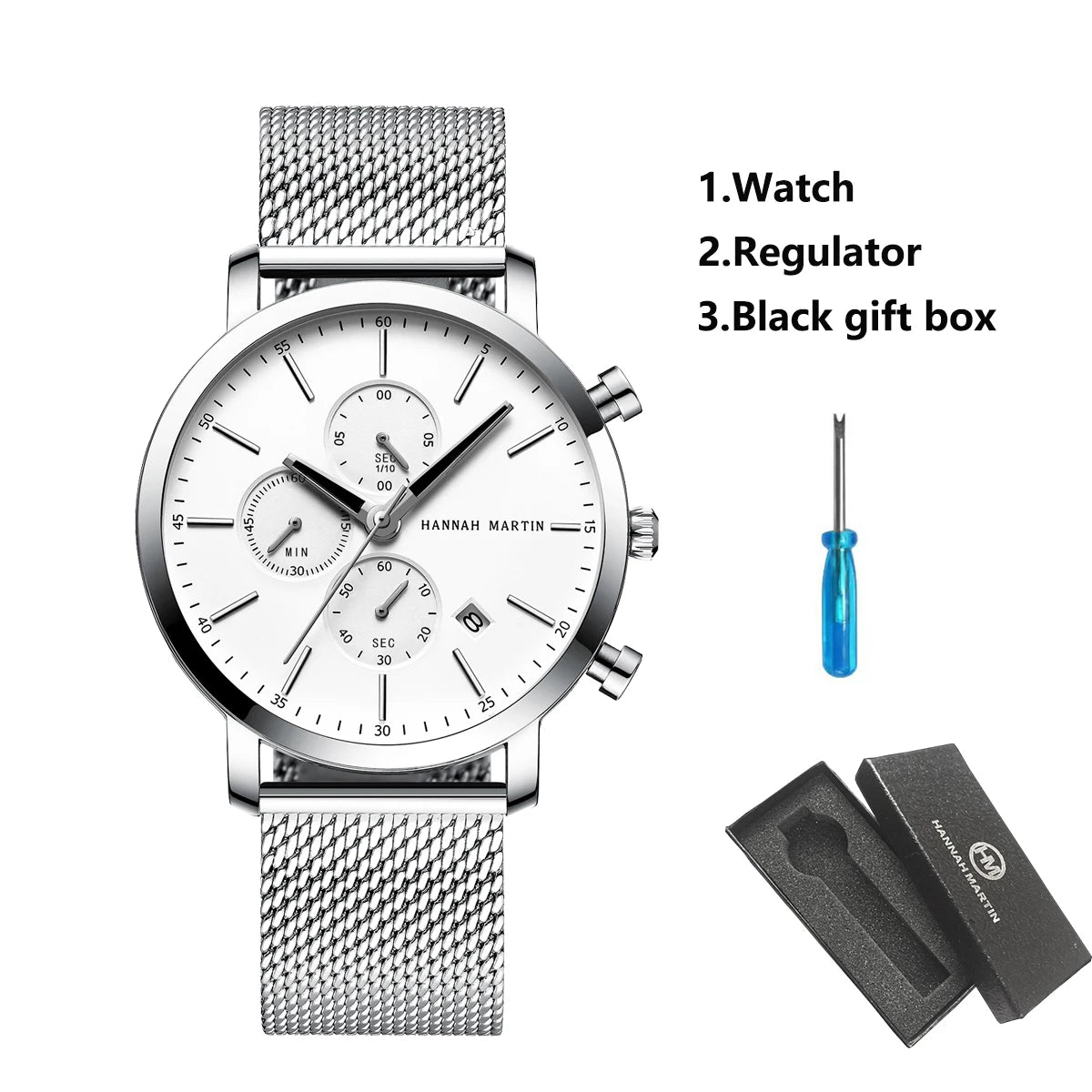 Horizon 44 — Montre Homme Multifonction Acier