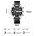 Aventure — Montre Homme Cuir Multifonction
