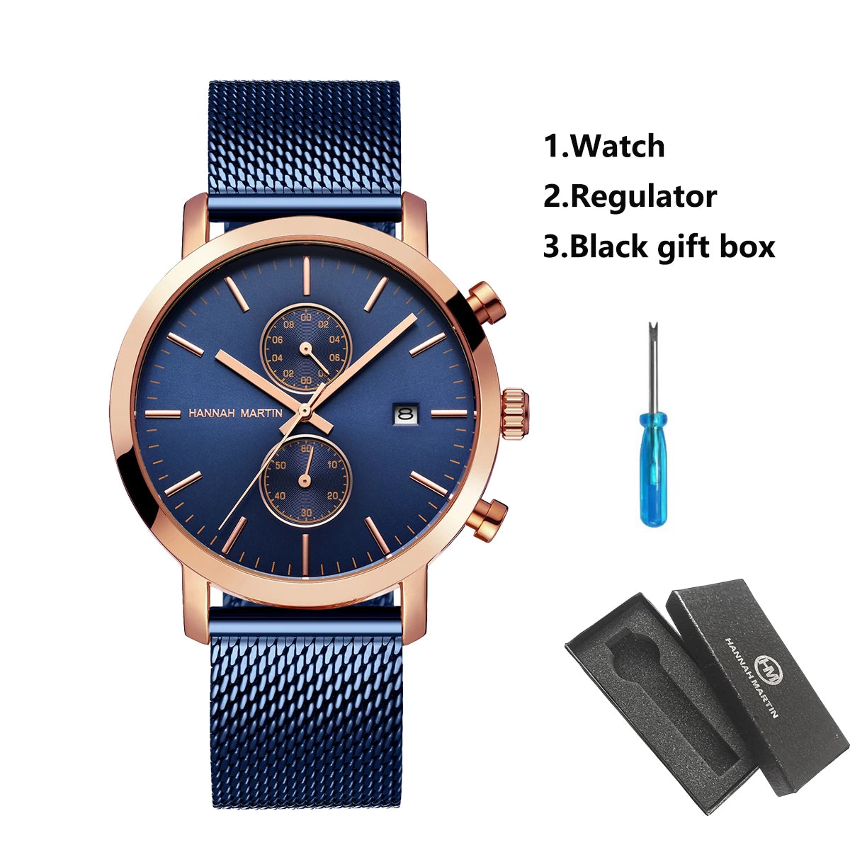 Horizon 44 — Montre Homme Multifonction Acier