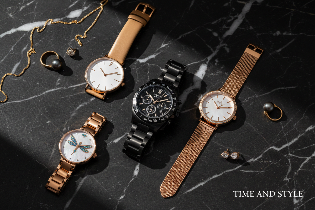 Montre femme Time&Style portée avec élégance